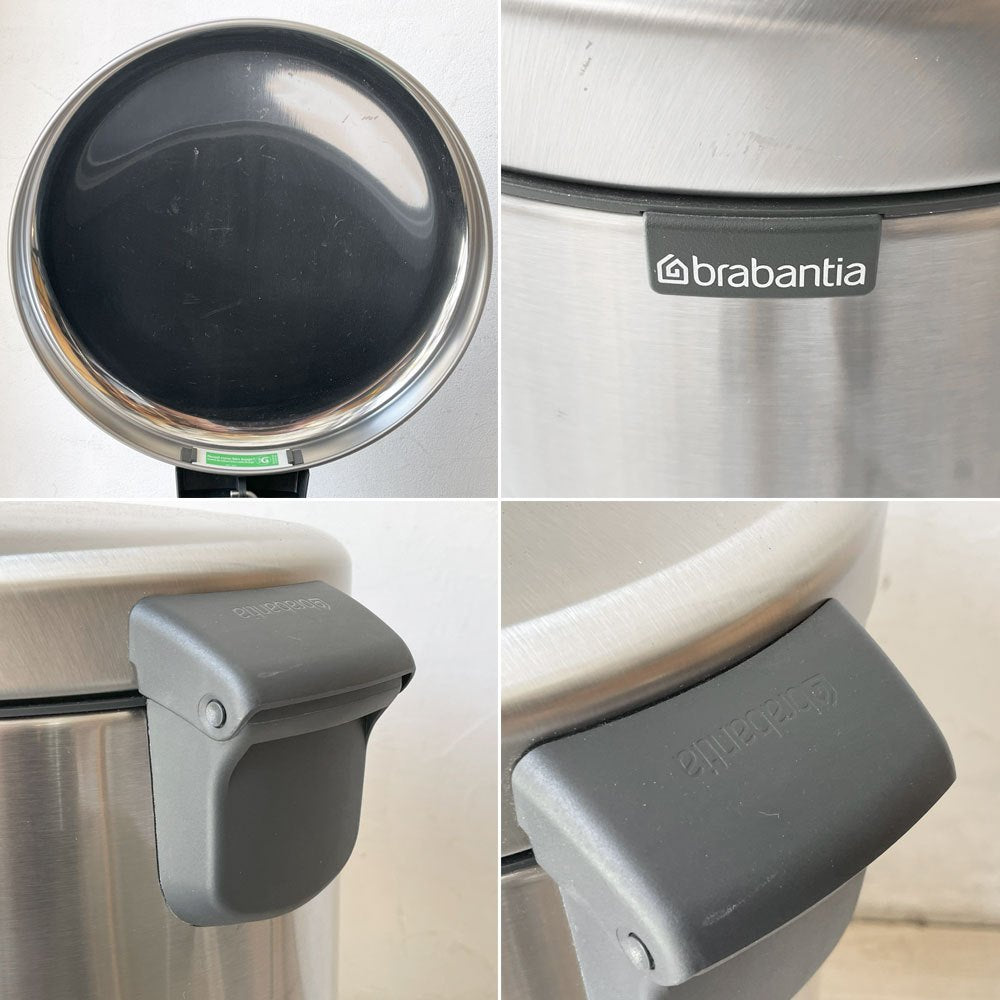 ブラバンシア brabantia ペダルビン ニューアイコン NEWICON 30リットル ダストボックス ペダル式ゴミ箱 ペダルペール マットステンレス 26,400円 ★