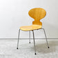 フリッツハンセン Fritz Hansen アントチェア 4本脚 ナチュラルビーチ ラッカー アルネ・ヤコブセン 北欧家具 A ●