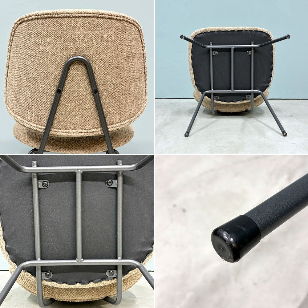 クラッシュゲート CRASHGATE ノットアンティークス Knot Antiques アボック ABOCK 肘無チェア ダイニングチェア ファブリック TIM-BEIGE 関家具 ◎