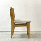 クラッシュゲート CRASHGATE ノットアンティークス Knot Antiques ピケ PIKE チェア オーク材 ファブリック座面 ラタン ベージュ ビンテージスタイル ●