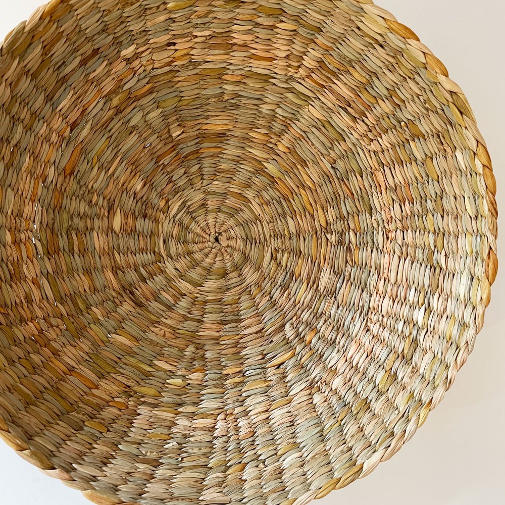 SPACE A&CO 水草 ネスティングバスケット 中 Φ30×11cm イギリス製 旧shop281 有元葉子 定価￥34,100- A ◎