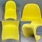 ヴィトラ vitra パントンチェア ダイニングチェア スタッキングチェア イエロー ヴェルナー・パントン Panton ミッドセンチュリー スペースエイジ B ◎