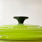 ルクルーゼ LE CREUSET ココットロンド 両手鍋 フルーツグリーン 24cm 鋳物 フランス ★