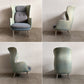 フリッツハンセン Fritz Hansen ロオチェア RO JH1 ラウンジチェア ファブリック Faded Denim Blue アルミベース ハイメ・アジョン 現行定価￥526,680以上 〓