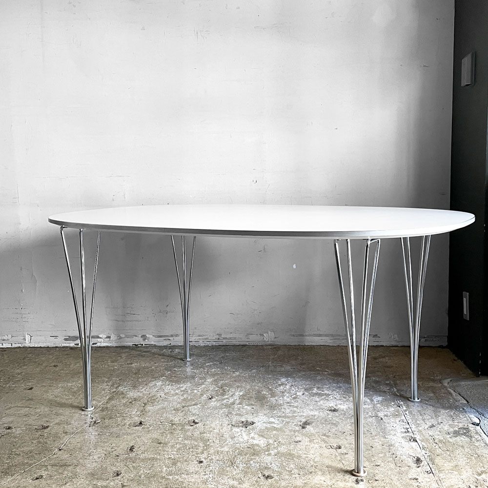 フリッツハンセン Fritz Hansen スーパー楕円 Bテーブル ダイニングテーブル W150 ピート・ヘイン アルネ・ヤコブセン ■