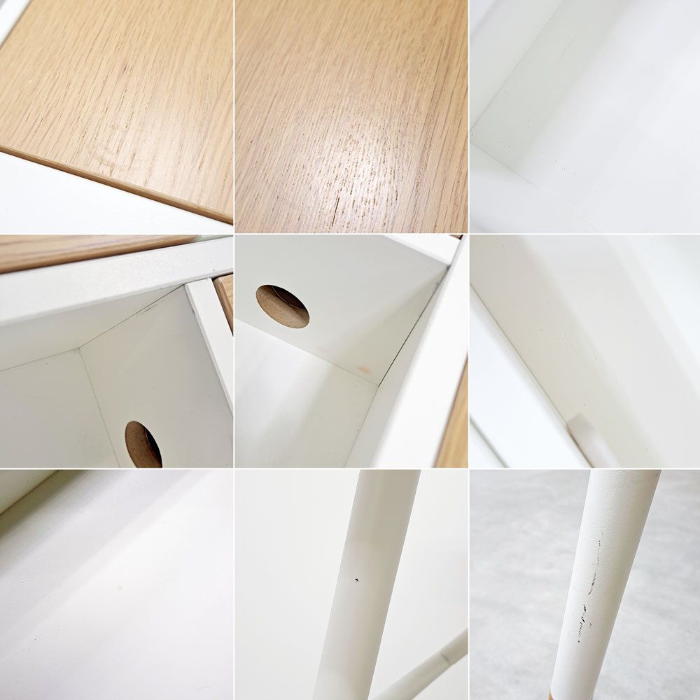 ボーコンセプト Boconcept クパチーノ デスク Cupertino Desk 書斎 学習机 デザイナーデスク オーク材 リバーシブル天板 北欧 デンマーク 定価134,900円 ●