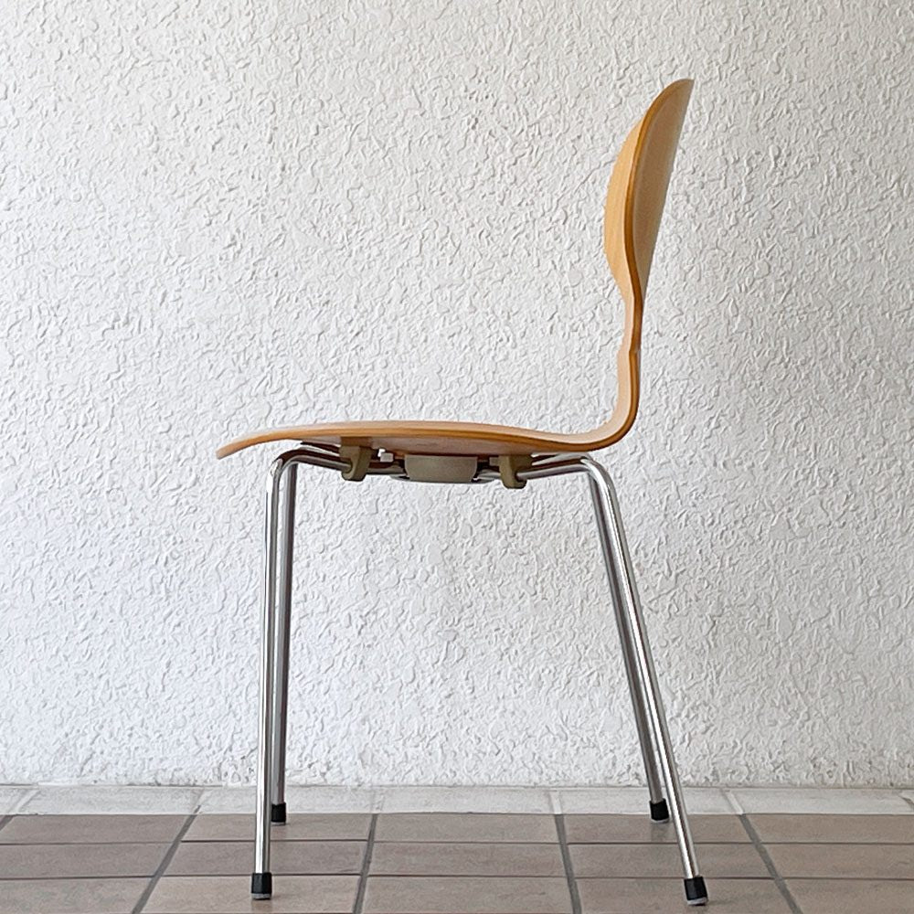 フリッツハンセン Fritz Hansen 3101 アリンコチェア アントチェア 4本脚 ナチュラルビーチ ラッカー仕上げ フェルトグライズ アルネ・ヤコブセン ◇