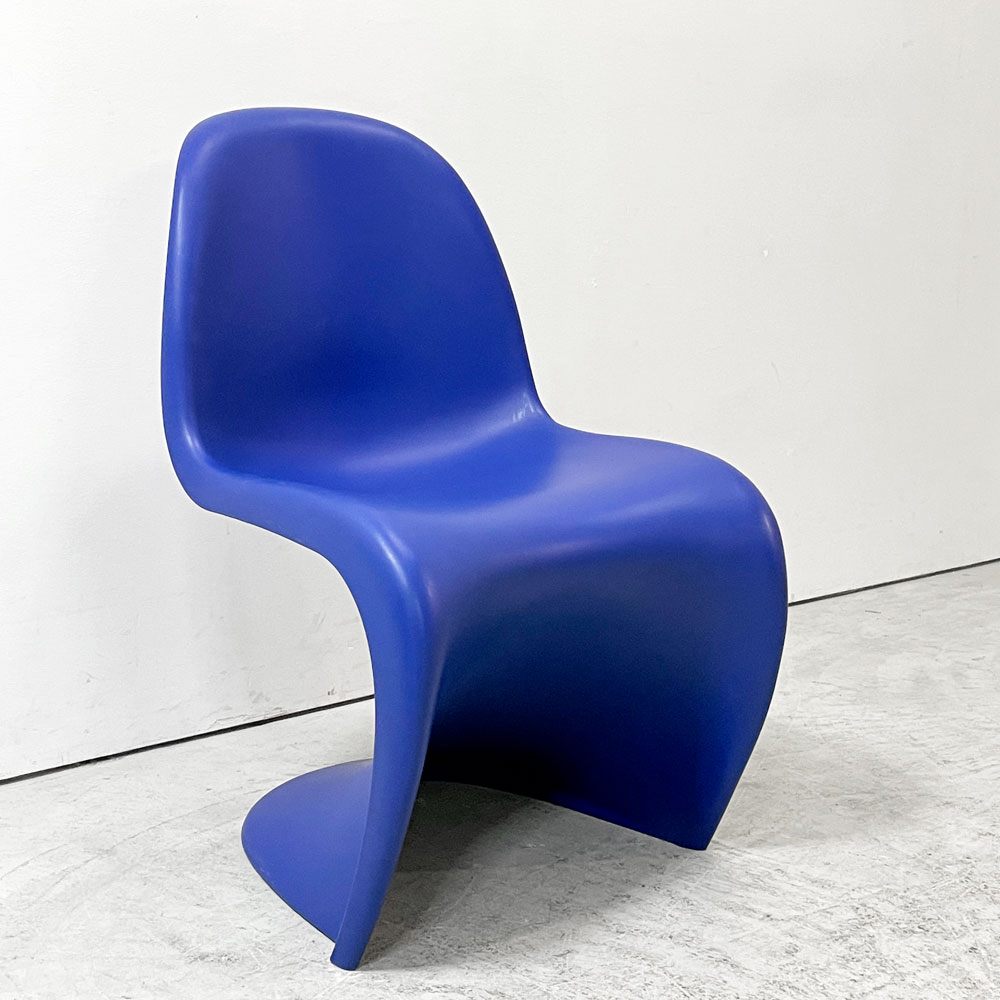 ヴィトラ vitra パントンチェア Panton Chair ブルー 廃盤カラー ヴェルナー・パントン ミッドセンチュリー スペースエイジ C ●