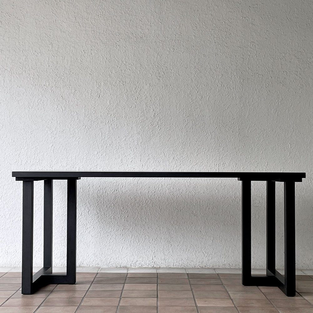 ロックストーン ROCKSTONE ホウジョウ オーダーテーブル HOUJYO PM666 ダイニングテーブル LDテーブル オーク材 T型脚 W160cm 定価182,600円 ◇