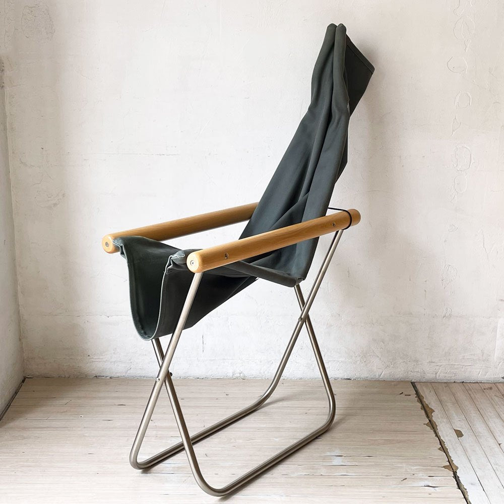 ニーチェア エックス Ny chair X フォールディングチェア グレー 折畳チェア 新居 猛 MoMA ★