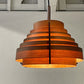 ヤマギワ YAMAGIWA ヤコブソンランプ JAKOBSSON LAMP ペンダントライト 323F-218 パイン材 ダークブラウン ハンス・アウネ・ヤコブソン 北欧照明 スウェーデン ◇