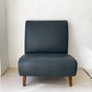 フランネルソファ FLANNEL SOFA プロント PRONT 1シーター ソファ アームレス フェイクレザー 合成皮革 定価89,000円程 ★