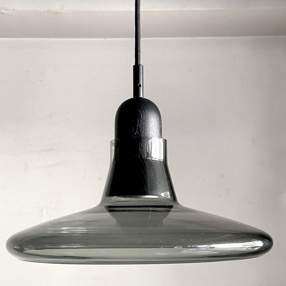 ブロッキス BROKIS シャドウ04 SHADOWS04 ペンダントライト スモークグレイ×ブラック 吹きガラス チェコ モダンデザイン ■