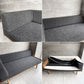 モモナチュラル Momo Natural デイソファ DAY SOFA 2.5シーター ONE ARM L 片アーム オーク無垢材フレーム 参考定価145,000円 ♪