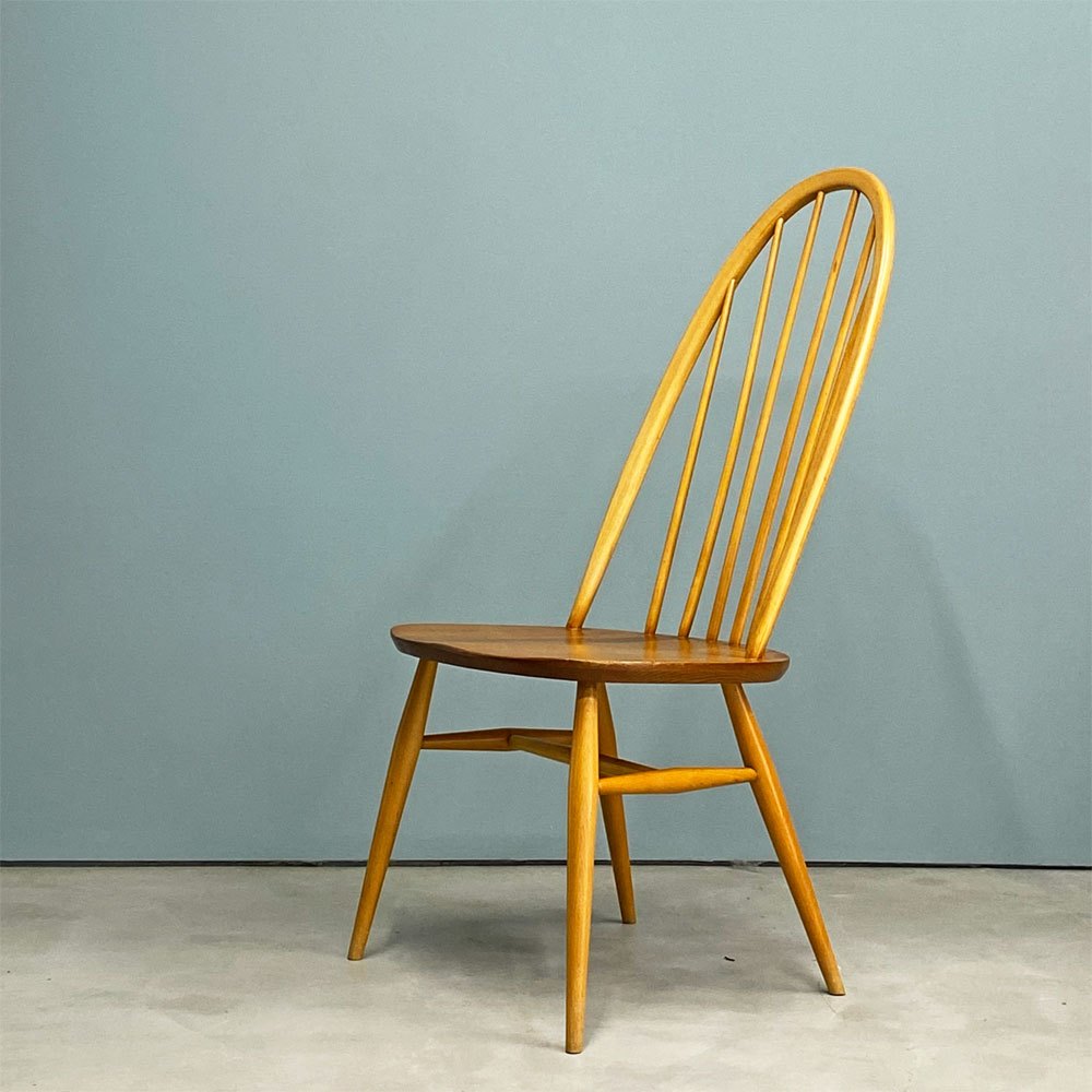 アーコール Ercol クエーカー チェア ラージ ダイニングチェア エルム×ビーチ材 英国 ビンテージ ◎