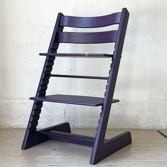 ストッケ STOKKE トリップトラップ TRIPP TRAPP プラムパープル ベビーチェア キッズチェア S/N4～ ノルウェー 北欧家具 ★