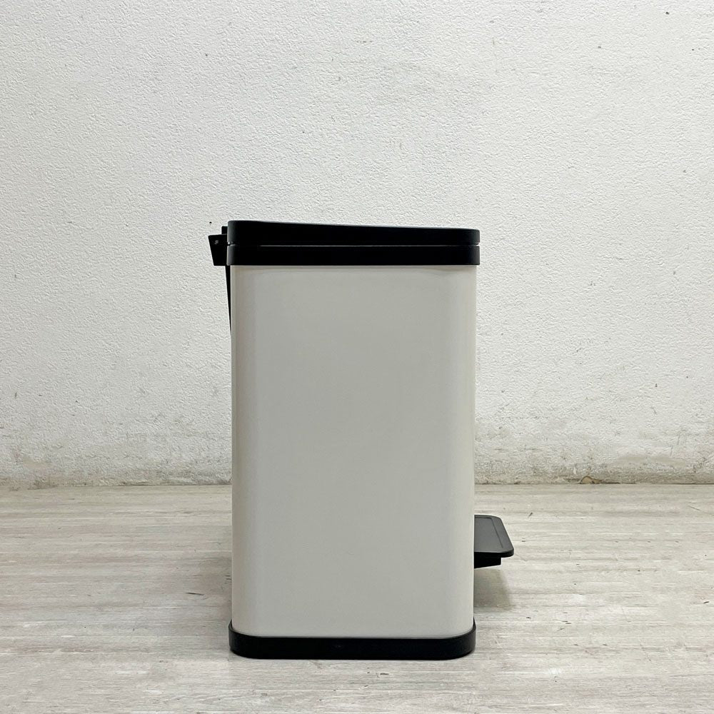 ハイロ Hailo エコデュオプラス ダストボックス トリオ Lサイズ ホワイト フットペダル式 ゴミ箱 バケツ×3個 旧モデル ドイツ ●