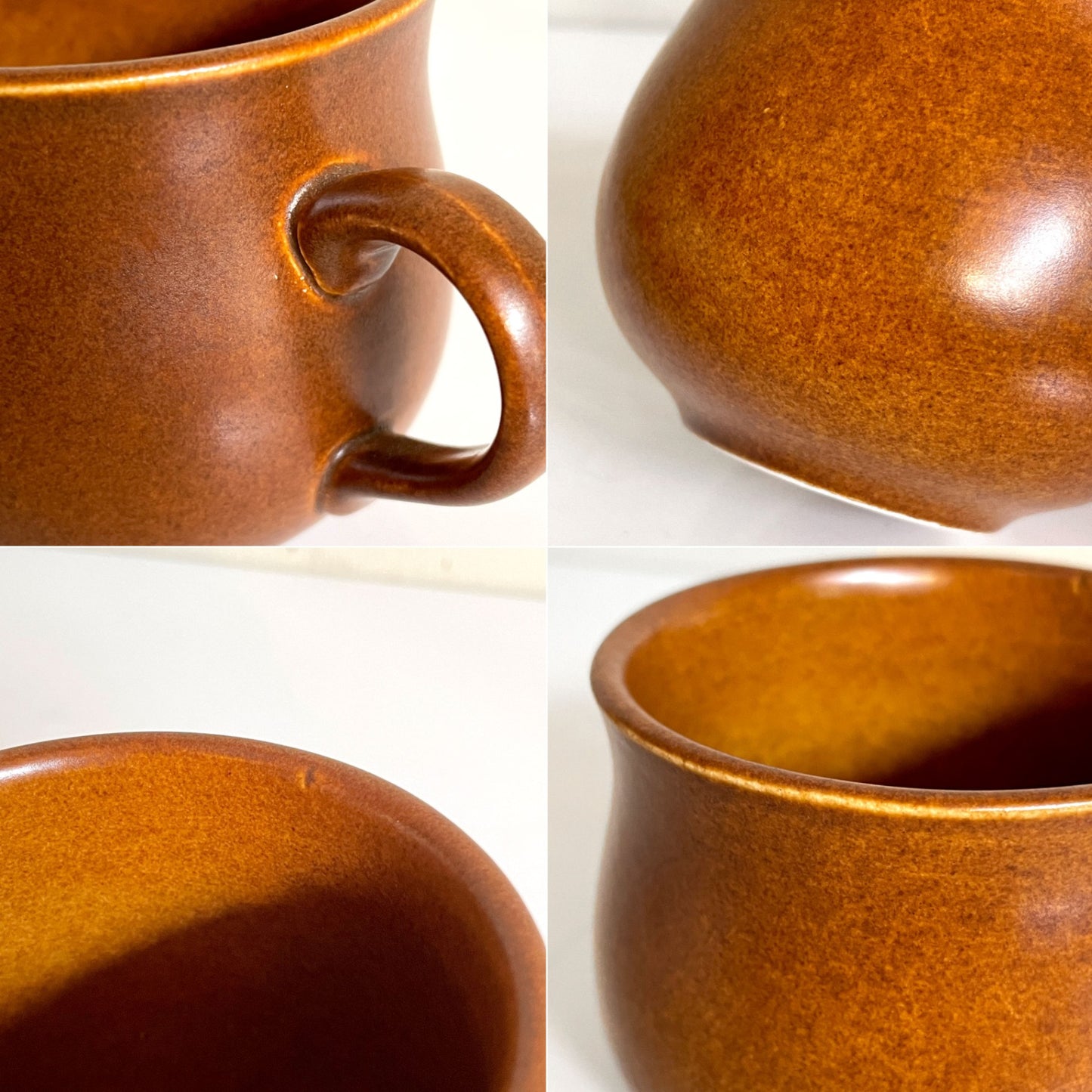 グスタフスベリ GUSTVSBERG カップ＆ソーサー リサラーソン ブラウン ビンテージ 北欧雑貨 希少 ■