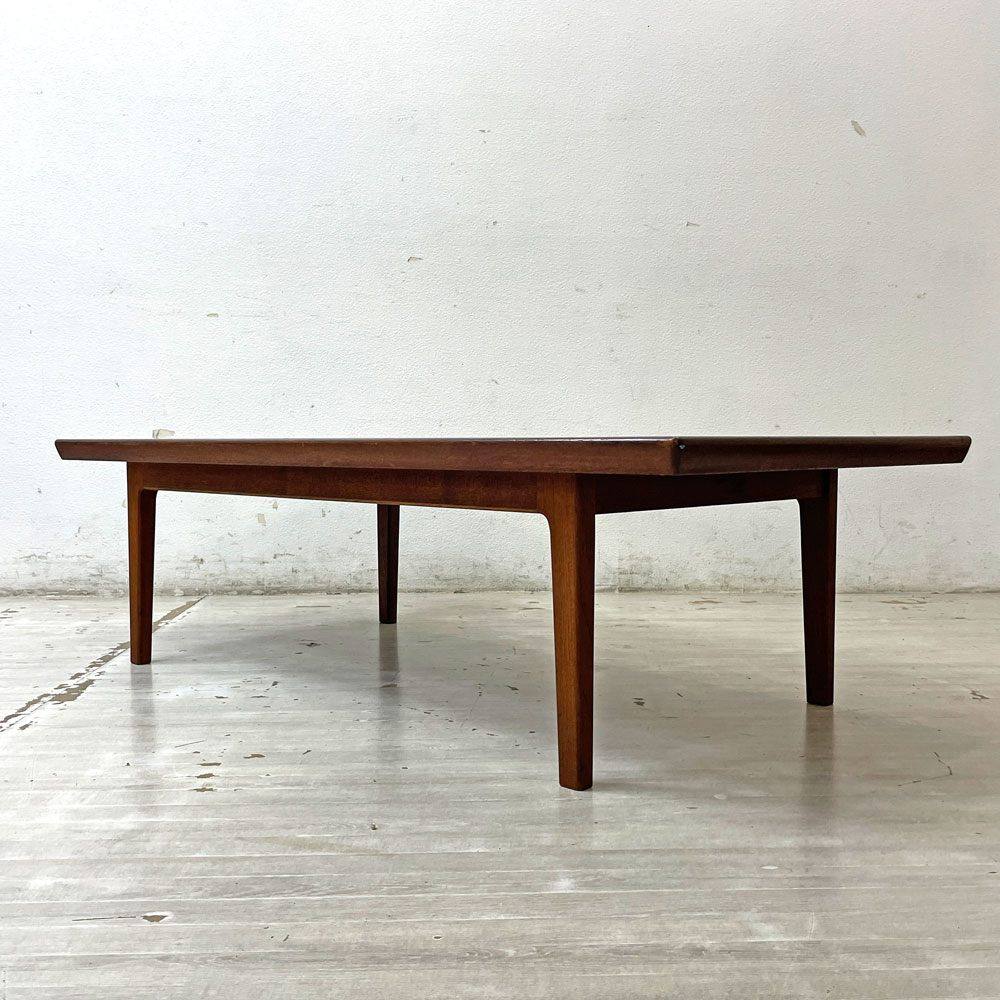 ジャパンビンテージ Japan Vintage チーク材 コーヒーテーブル ローテーブル 北欧スタイル W140cm ●