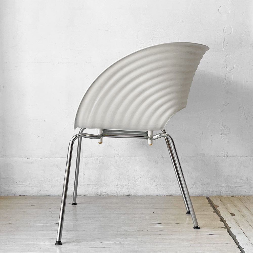 ヴィトラ vitra トムバック Tom Vac ダイニングチェア ロン・アラッド Ron Arad スタッキング ホワイト 廃番 ★