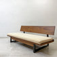 広松木工 hiromatsu フレックス FREX 168 3シーターソファ ウォールナット 無垢材 ファブリック スチール脚 カバーリング 参考定価 ￥363,000- ●
