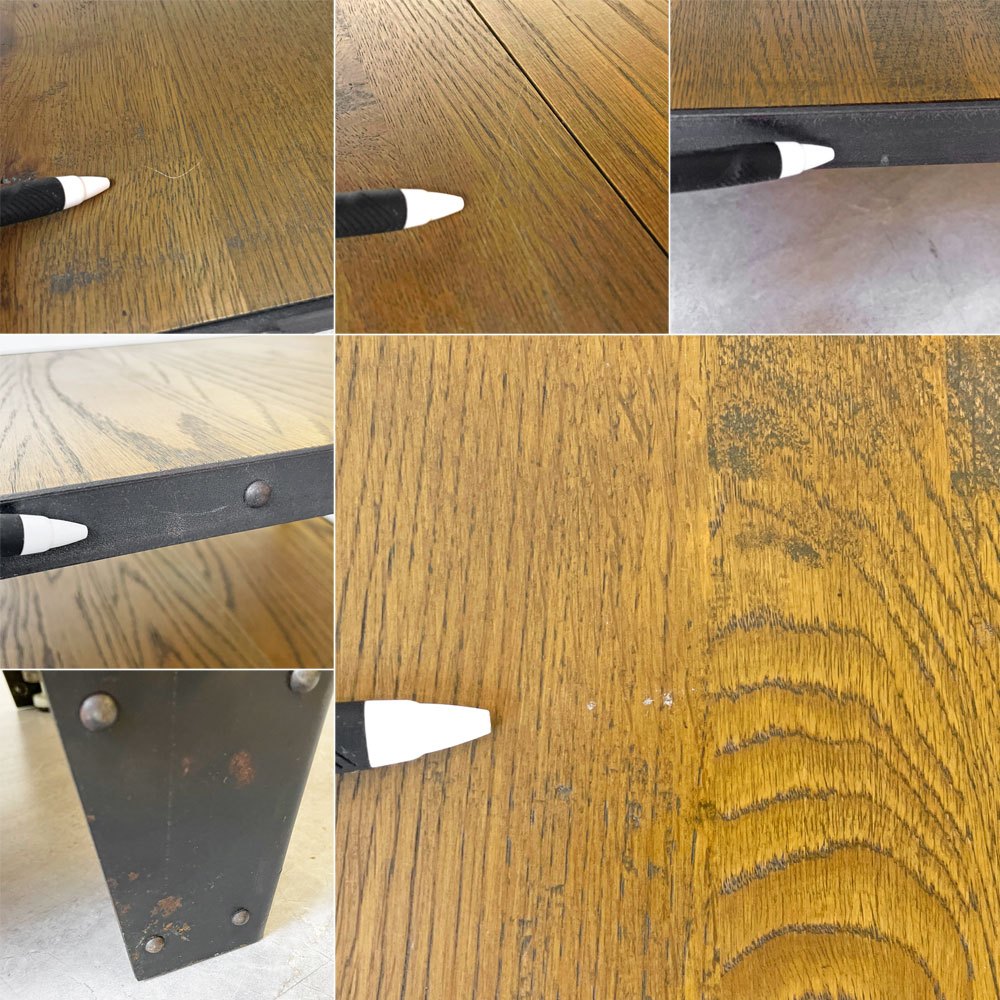 ジャーナルスタンダードファニチャー j.s.F カルビ CALVI テレビボード AVボード Lサイズ W148cm オーク無垢材 インダストリアル 参考価格￥60.000- 廃番 ★