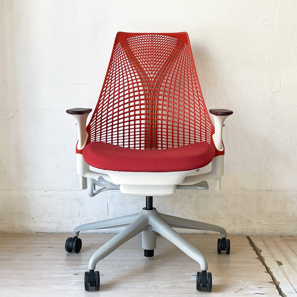 ハーマンミラー Herman Miller セイルチェア SAYL CHAIR デスクチェア オフィスチェア イヴ・ベアール レッド ★
