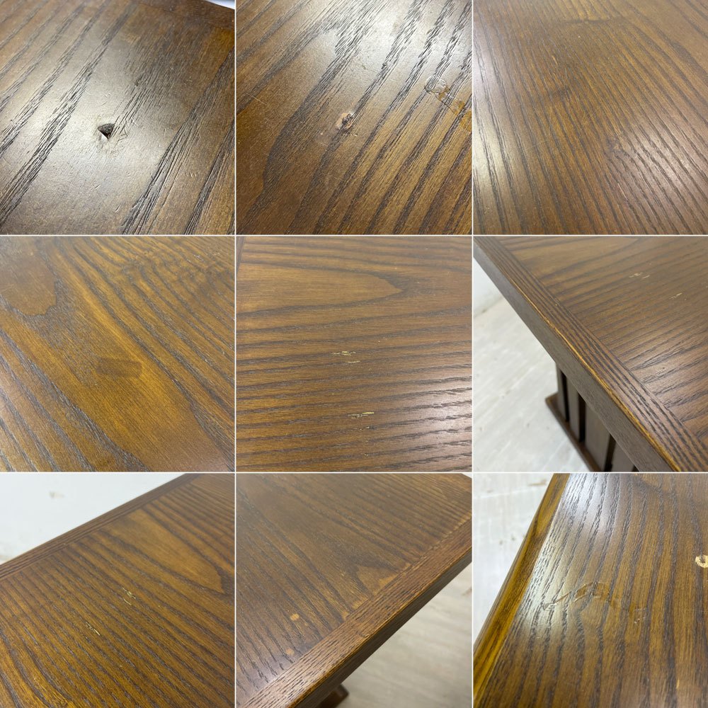 大川家具 鎌倉 ダイニングテーブル  オーク材 シンプルデザイン W160cm ●