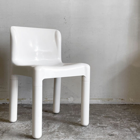 カルテル Kartell バルトリチェア 4875 Chair ダイニングチェア サイドチェア ポリプロピレン製 ホワイト カルロ・バルトリ Carlo Bartoli イタリア ビンテージ ■