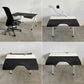 ハーマンミラー Herman Miller エンベロップデスク Envelop Desk スライド天板 & 高さ調節機能 モニターアーム & 取説類 & 工具付属 ビルスタンフ & ジェフウェバー 定価23.4万円 程度良好 〓