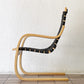 アルテック Artek アームチェア406 Armchair 406 ラウンジチェア イージーチェア アルヴァ・アアルト Alvar Aalto バーチ材 カンチレバー ウェービングテープ ブラック 定価¥256,300- ◇