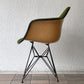 ハーマンミラー Herman Miller アームシェルチェア セカンド 2nd アプホルスター エンボスレス エッフェルベース 張り替え済み イームズ ◇