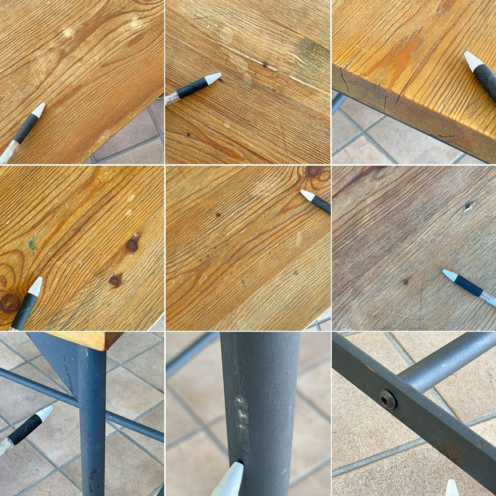 クラッシュゲート CRASH GATE ノットアンティークス Knot antiques ブレラ BRERA ダイニングテーブル パイン古材 W148cm インダストリアルデザイン ◇