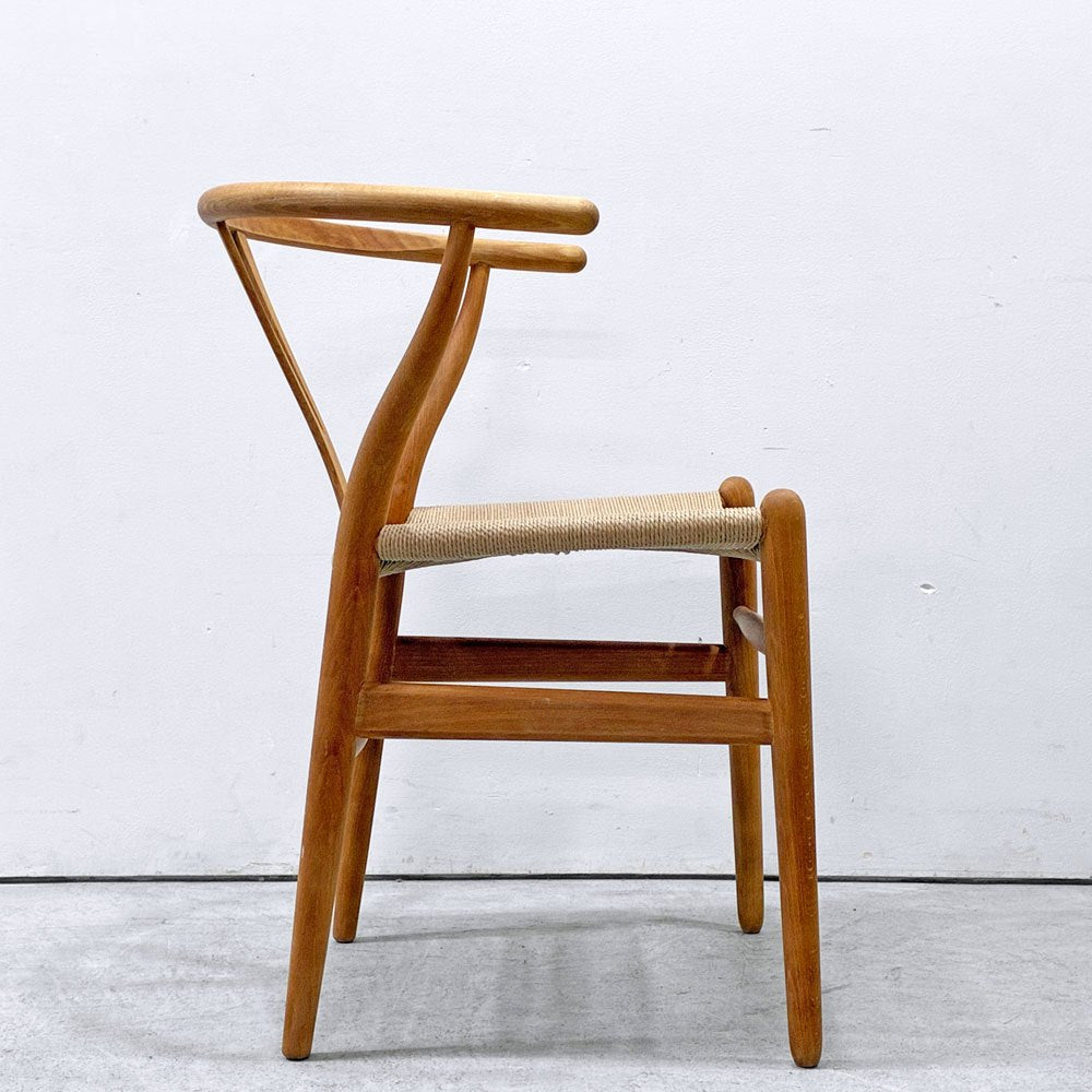 カールハンセン＆サン Carl Hansen & Son CH24 Yチェア オイルフィニッシュ ビーチ材 ハンス・J・ウェグナー デンマーク ペーパーコード張替済 日本仕様サイズ ビンテージ D ●