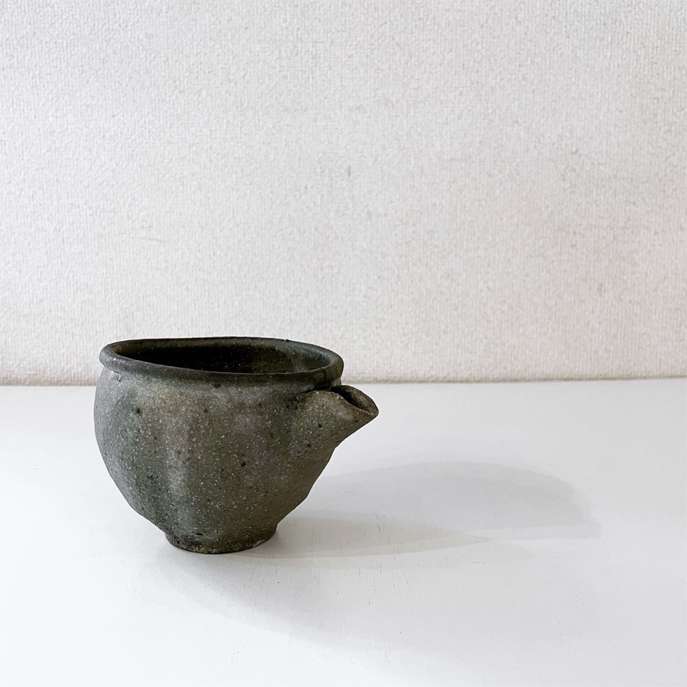 小野哲平 Teppei Ono 薪窯 櫛目片口 中 H7.5cm 現代作家 定価￥12,100- ◎