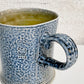 スティーブ・ハリソン Steve Harrison マグカップ ブルー系 ソルトグレーズ ARTS&SCIENCE取扱 2013年 希少 現代作家 ◎