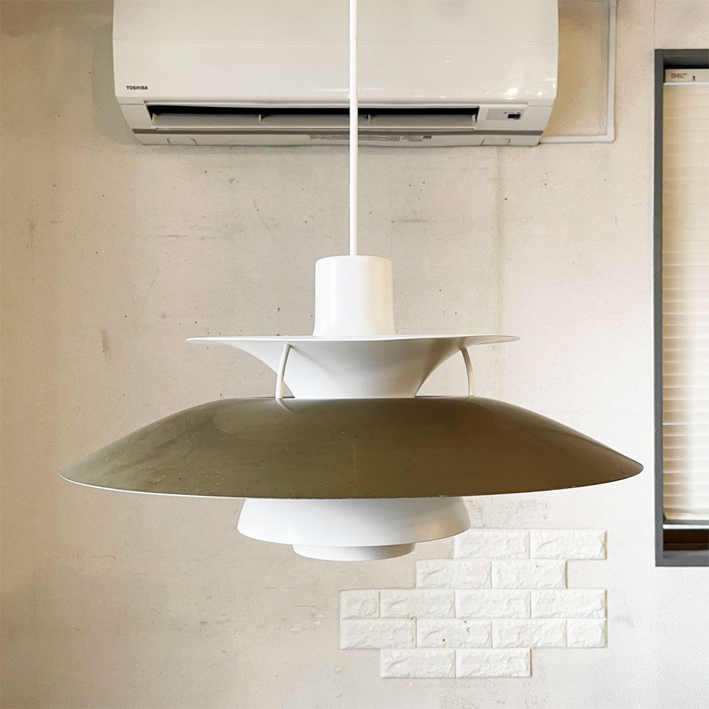 ルイスポールセン Louis Poulsen PH5 ペンダントライト ブラス BRASS 真鍮 2022年製 ポール・ヘニングセン デンマーク 北欧照明 定価￥198,000- ◎