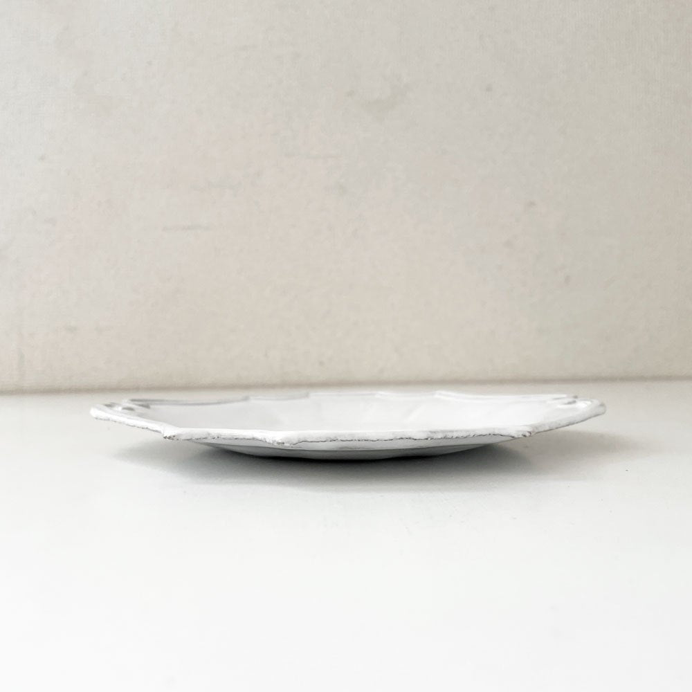 アスティエ・ド・ヴィラット Astier de Villatte レジャンス Regence デザートプレート 20.5cm フランス 定価￥17,600- B ◎