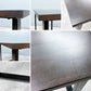 かなでもの KANADEMONO ザ・テーブル THE TABLE Black Steel Rectangle コンパクトデスク W100cm ラバーウッド スクエア脚 配線スリット付き ◎