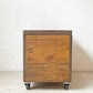 アンドファニチャー &Furniture キャスターボックススツールL 収納ボックス W45×H41.5cm 古材 インダストリアル アンティーク調 ★