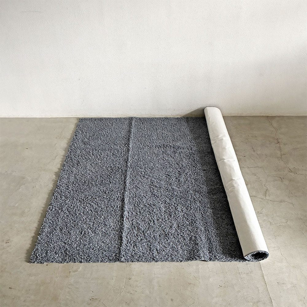 スミノエ SUMINOE ルーパス LUPUS シャギーラグ カーペット ネイビー 261×352cm 江戸間6帖 防ダニ・アレルブロック・床暖房対応 カタログ定価￥227,000- 〓