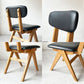 ドアーズリビングプロダクツ DOORS LIVING PRODUCTS ボシー BOTHY Mountain Leg Chair ダイニングチェア PVCレザー オーク無垢材 コンパスレッグ ★