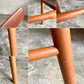 シキファニチア SIKI FURNITURE スツールテーブル STOOL TABLE 1 サイドテーブル ブラックチェリー無垢材 W45cm 板座 国産家具 ■