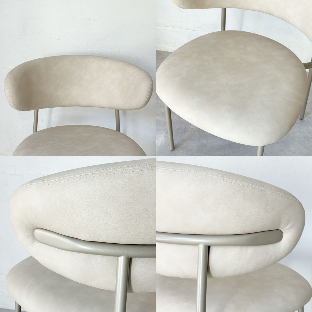 カリガリス Calligaris オレアンドロ OLEANDRO ダイニングチェア PVC張り 合成皮革 イタリア製 2025年製 美品 B ★