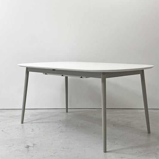 ボーコンセプト BoConcept キングストン Kingstone 伸張式ダイニングテーブル エクステンション マットホワイト ラッカー仕上げ 160-230cm 北欧 デンマーク 定価￥205,900- ●