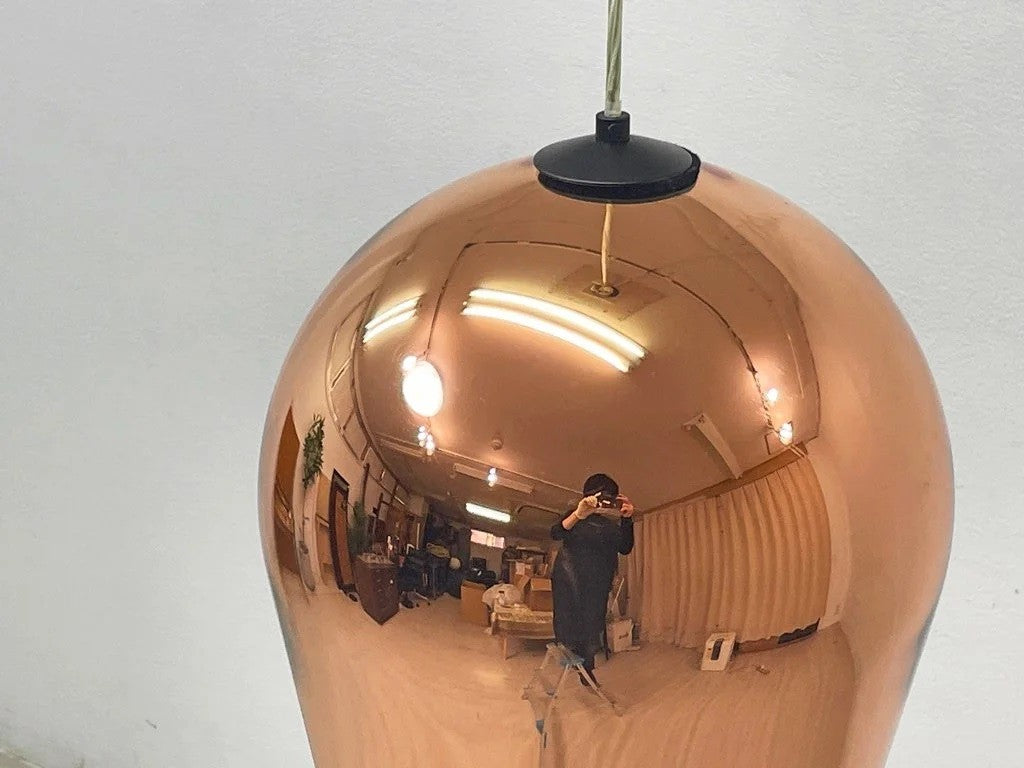 トムディクソン Tom Dixon フェイド ペンダントライト Fade Pendant コッパー色 廃番 定価115,500円 箱付 展示美品 ●