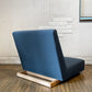 シーヴ SIEVE フォームロー ソファ form low sofa 1seater W80㎝ブルー系 ファブリック ナチュラルモダンデザイン ◎