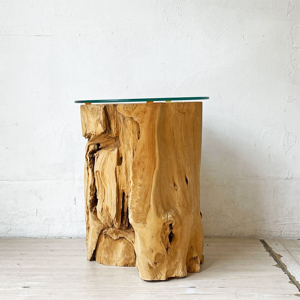 ダリールズ DAREELS トアーサイドテーブル TOOR SIDE TABLE アジアンチーク デビッド・ジョフラ 古材 定価￥62,700- ★