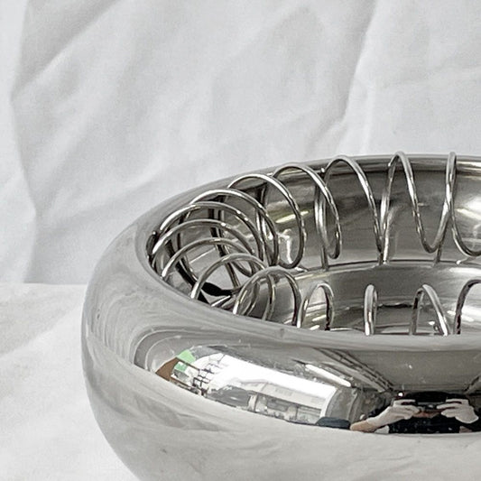 アレッシィ ALESSI スピラーレ Spirale アッシュトレイ 灰皿 アッキーレ・カスティリオーニ Φ12cm イタリア 定価￥26,070- ◇