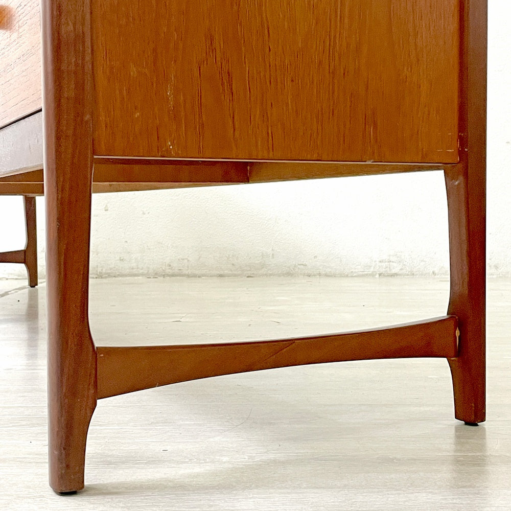 ネイサンファニチャー Nathan Furniture サークルズ サイドボード Circles Sideboard チーク材 Patrick Lee W183cm 北欧スタイル ビンテージ 英国 ●